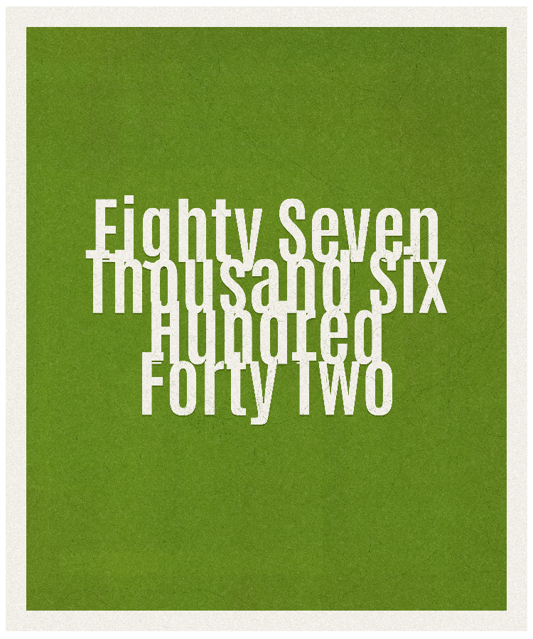 Count #87642