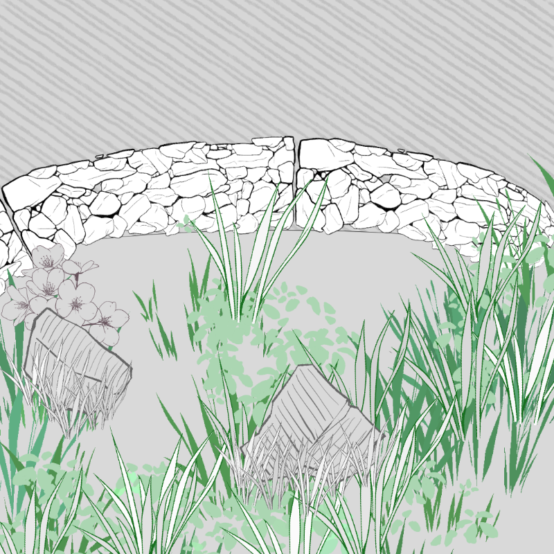 Wild Grass and Rubble #198