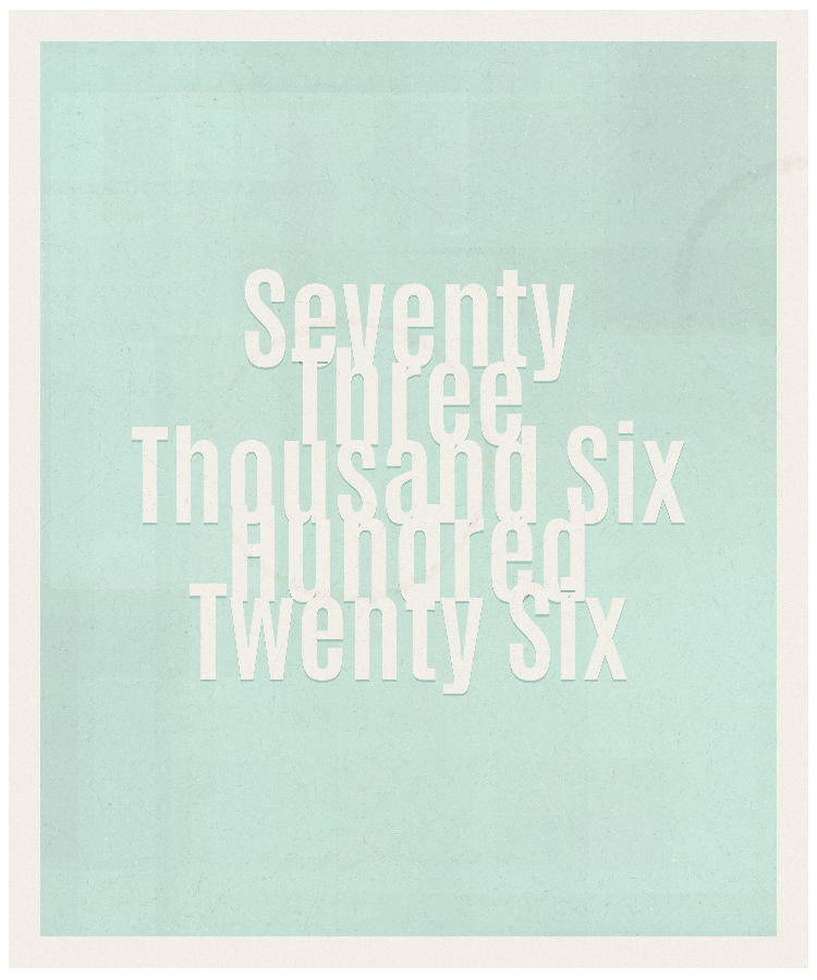 Count #73626