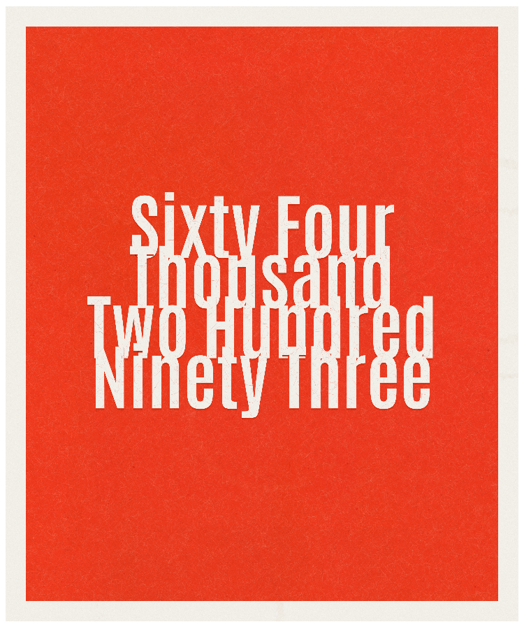 Count #64293