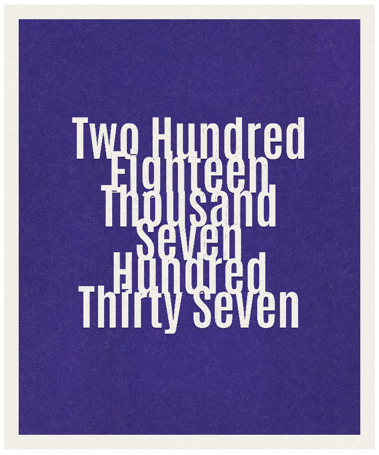 Count #218737