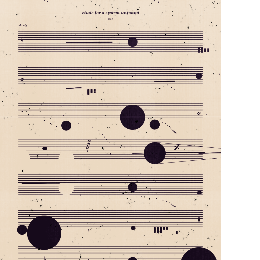 etude for a system unfound #180