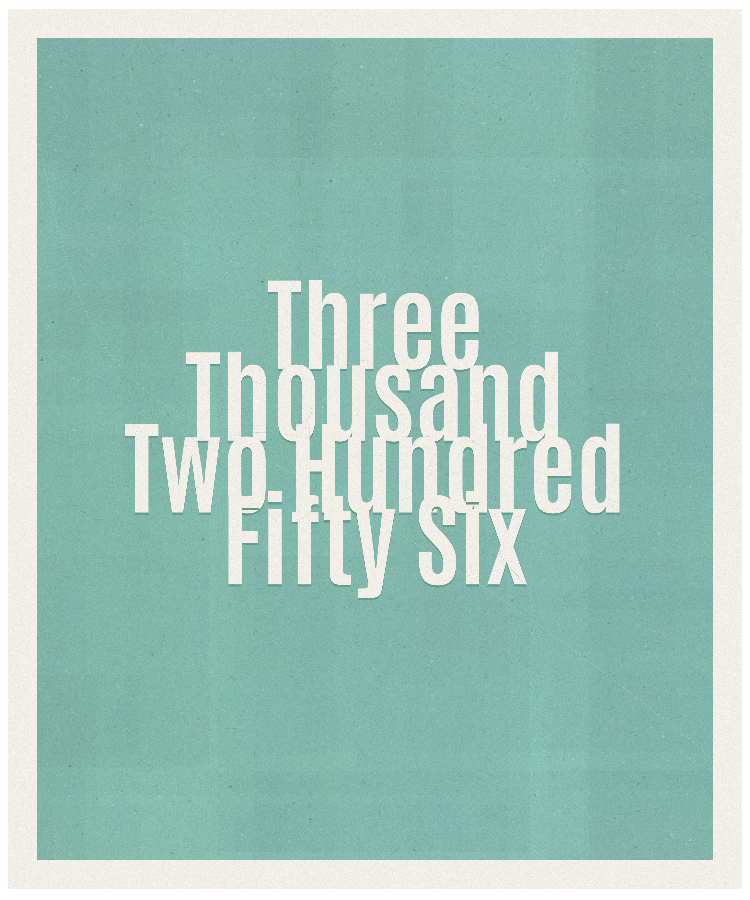 Count #3256