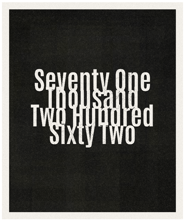 Count #71262