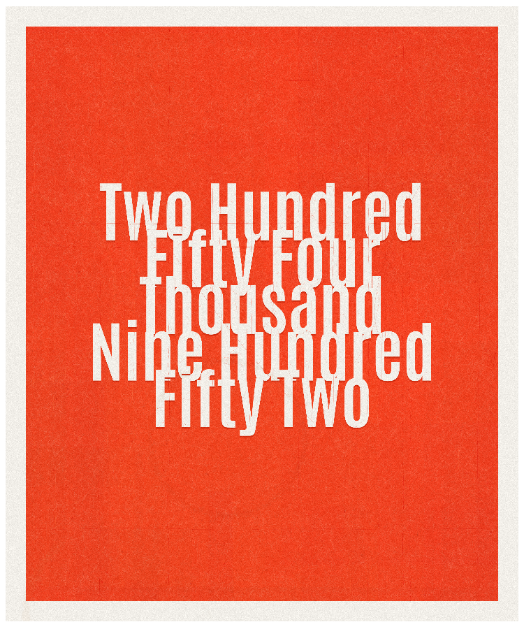 Count #254952