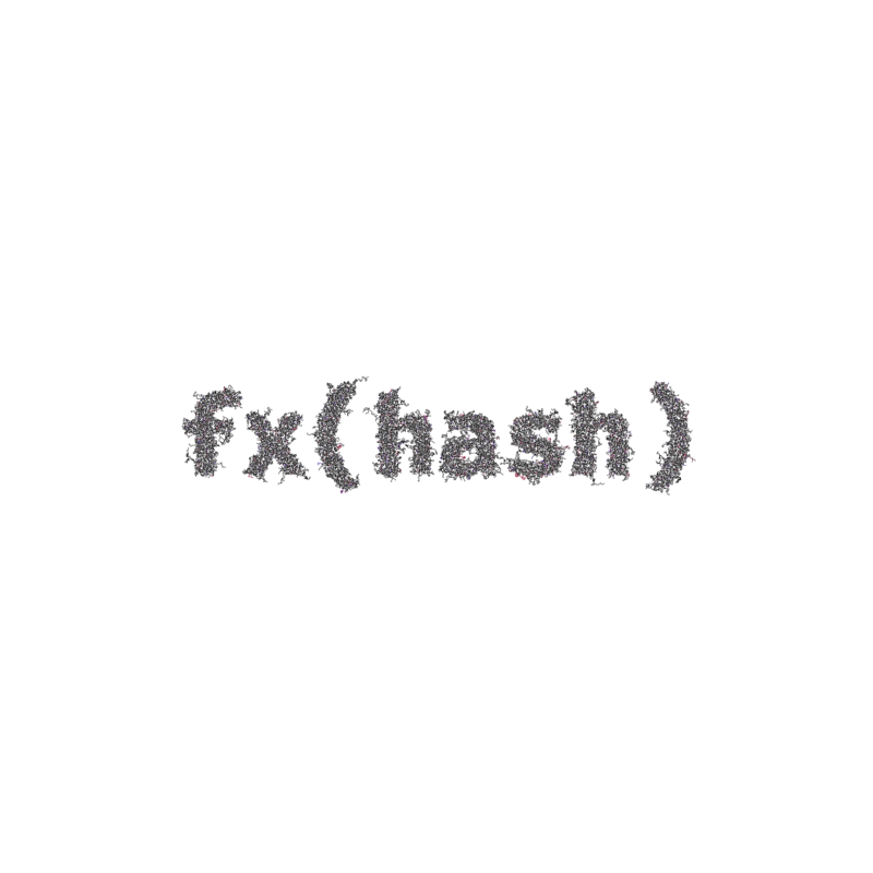 FXHASH Logo with Features #413