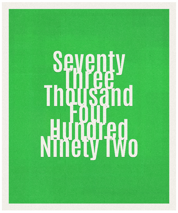 Count #73492