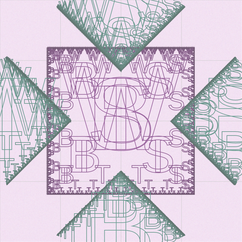 WTBS Logo with Fractals #213