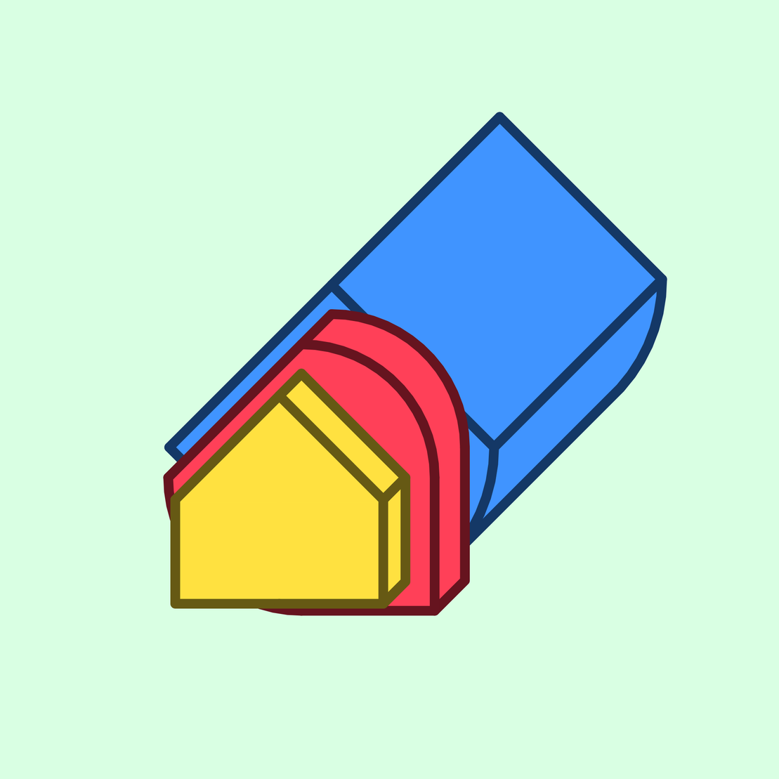 Calm shapes #1632