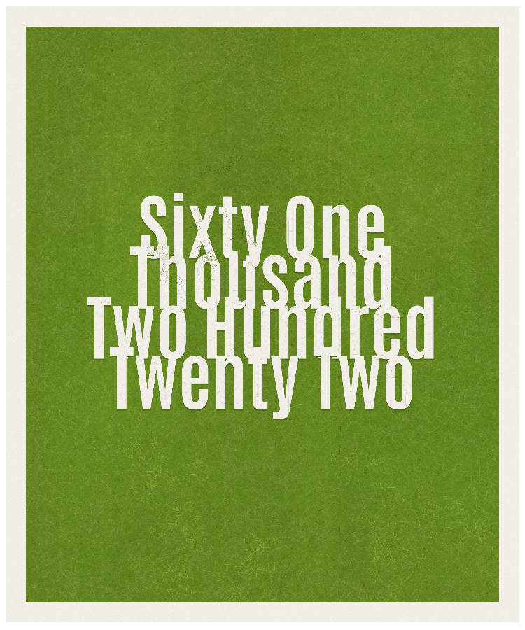 Count #61222