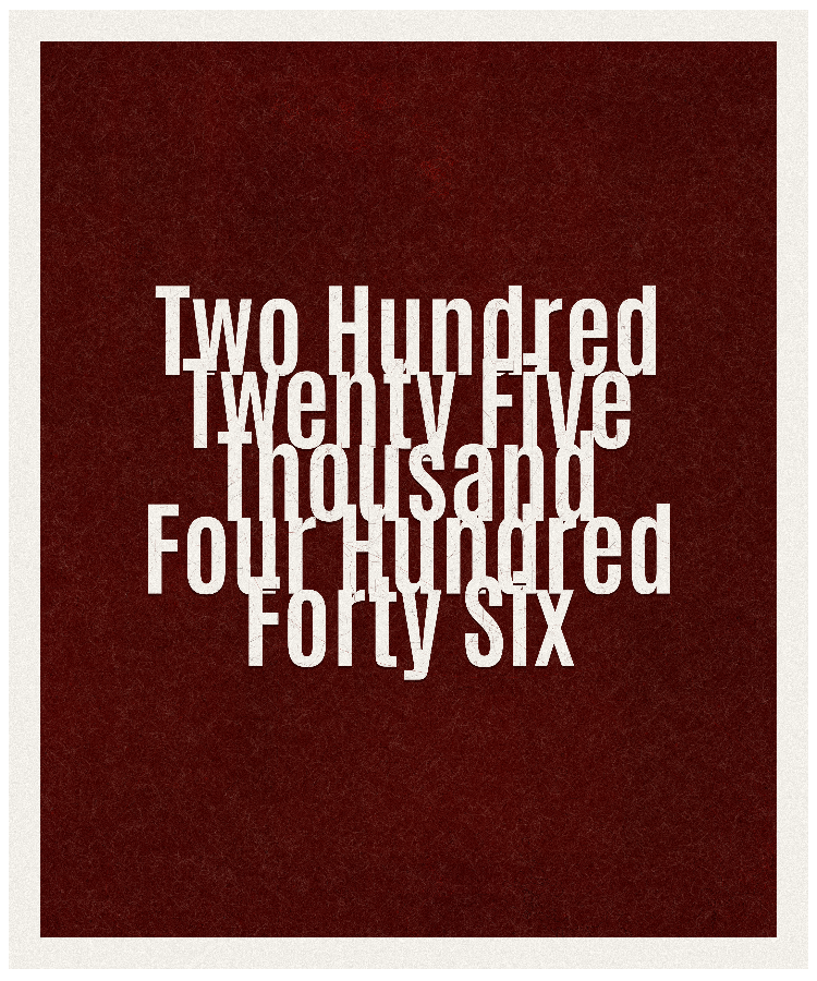 Count #225446