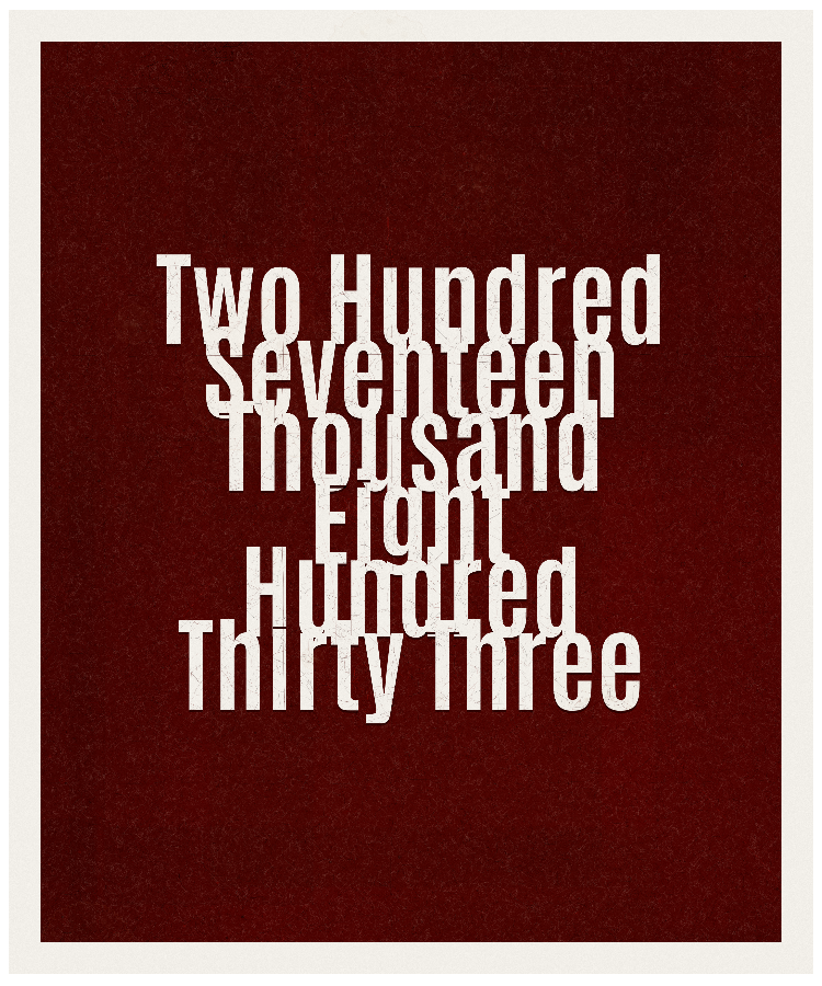 Count #217833