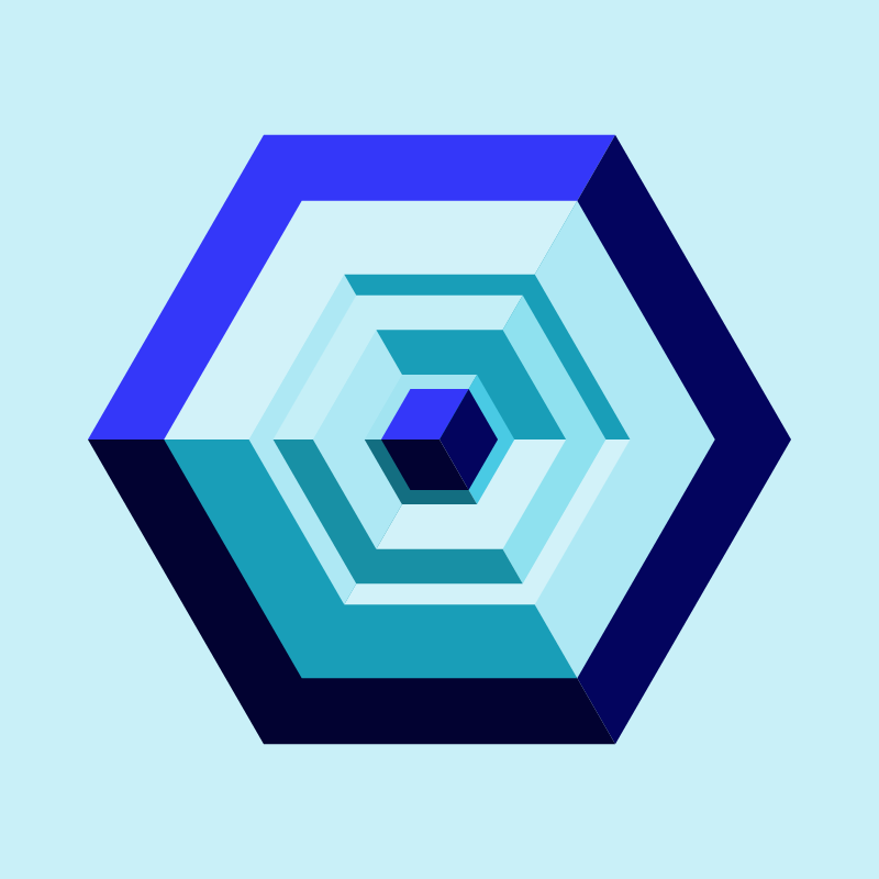 Hexagones - Art for Bots #12