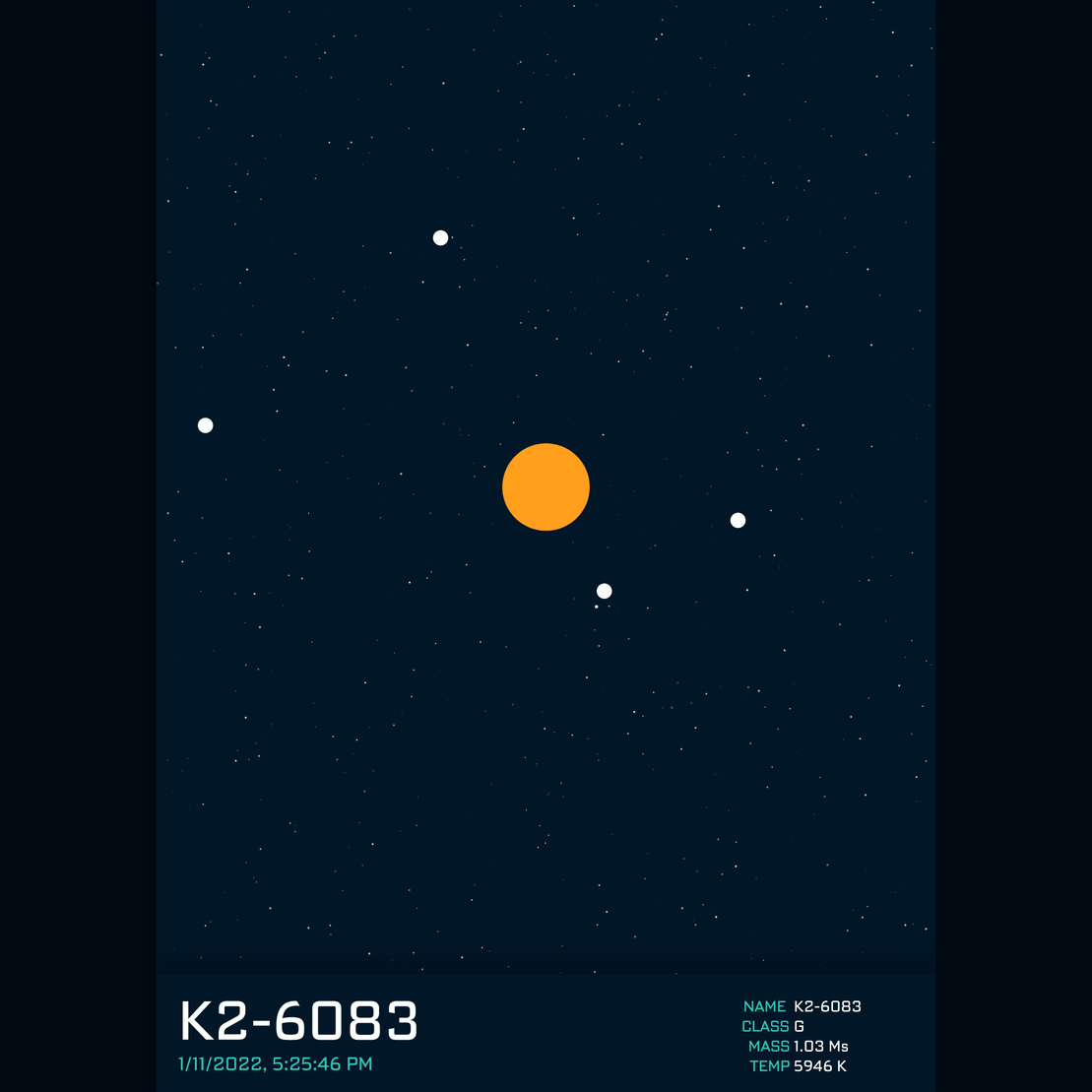 PLANETARY SYSTEM #110