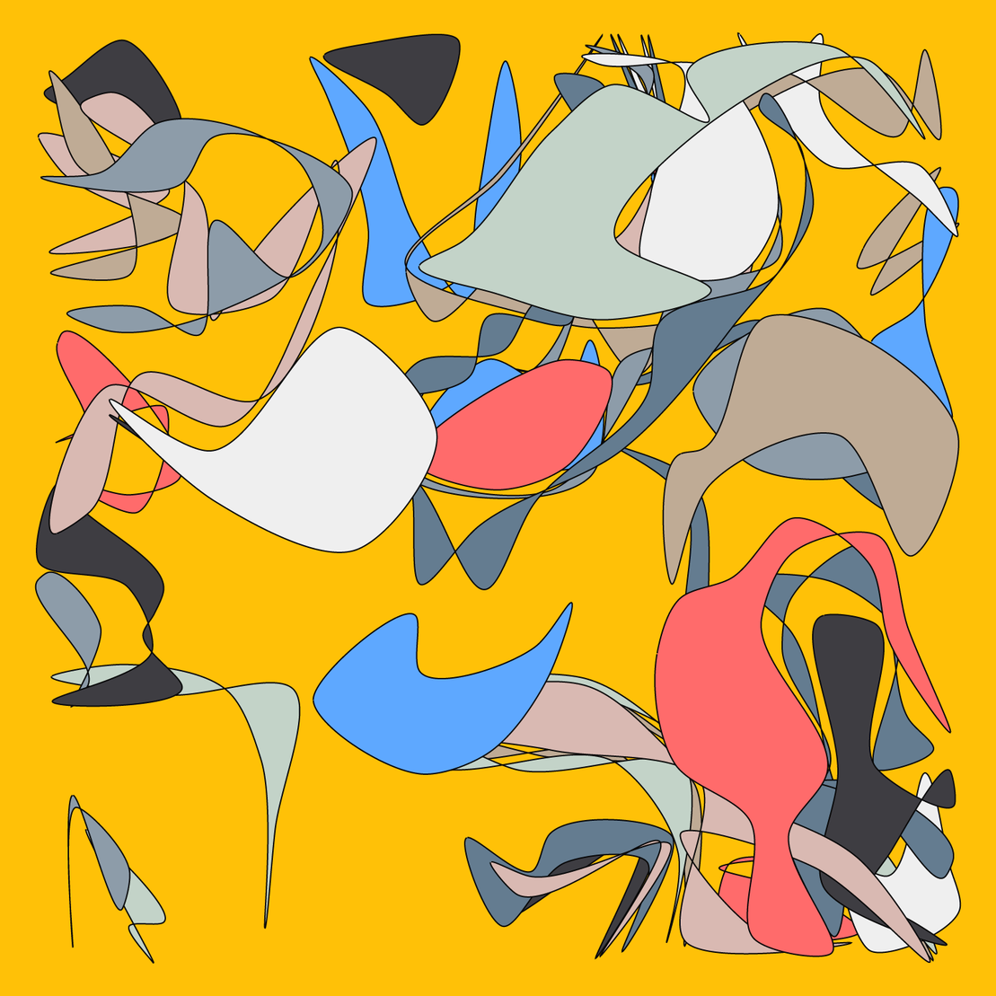 Geometric colorful shapes 2 (Free edition) #175