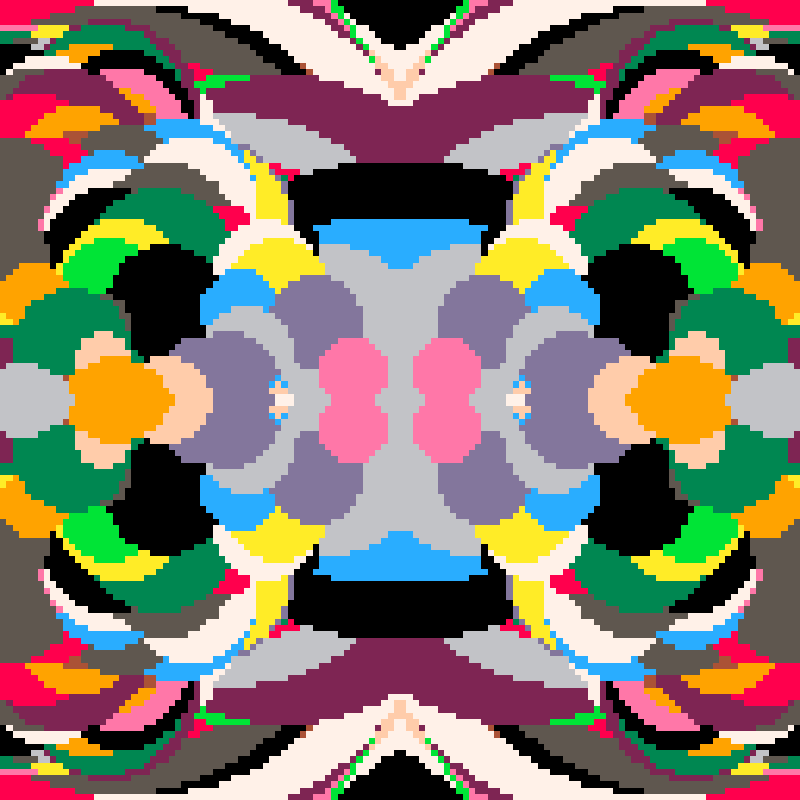 Rapid Psychedelic Inkblot Test Generator #51