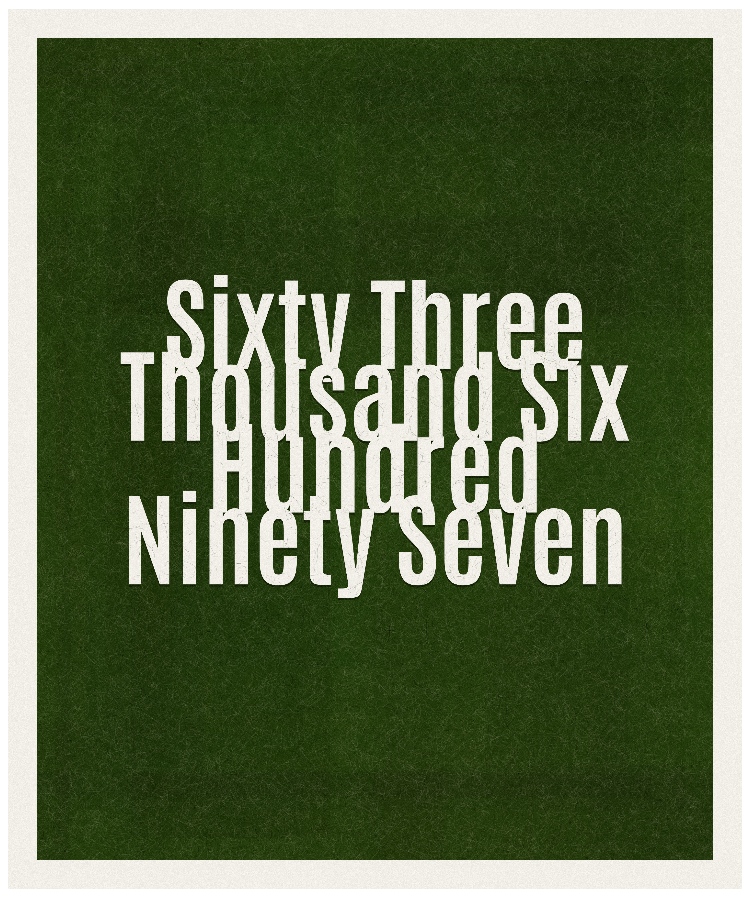 Count #63697