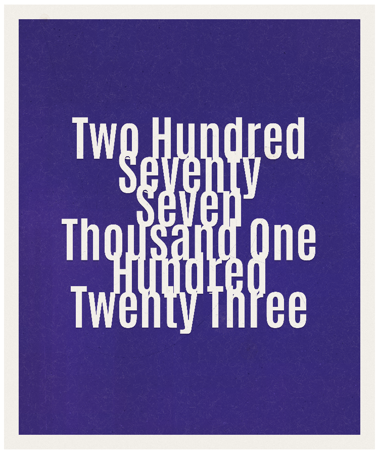 Count #277123