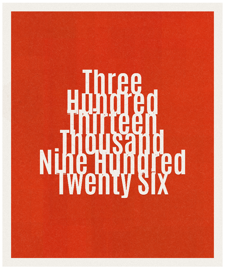 Count #313926