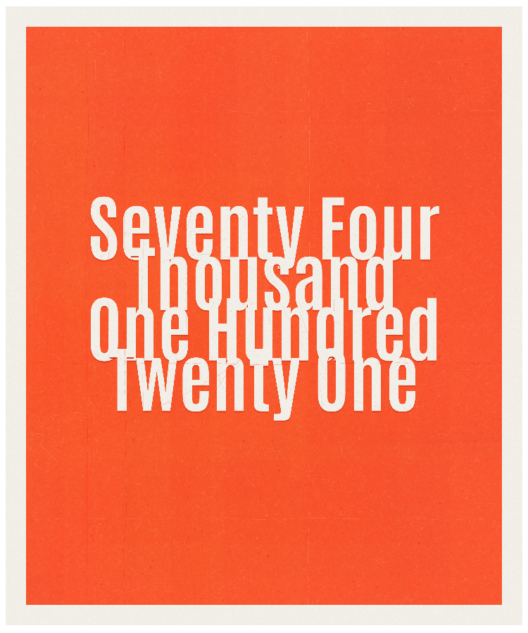 Count #74121