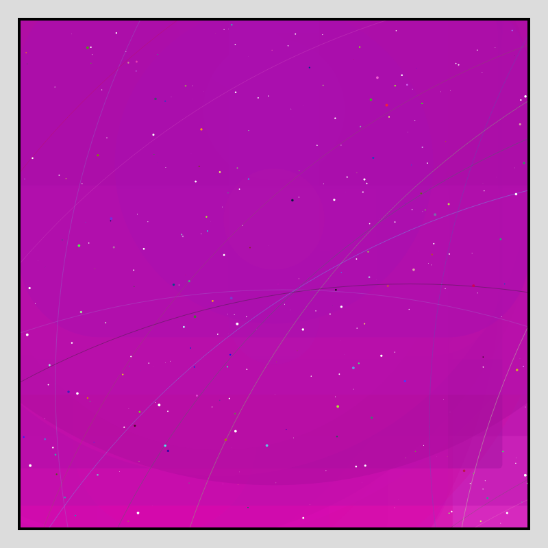 Color Field Starry B #95