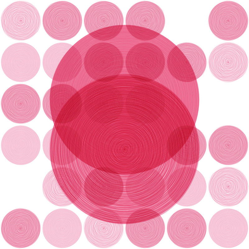 Brushed Circles #22