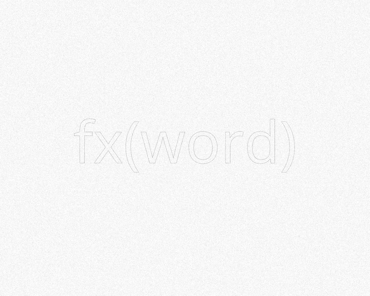 fx(word) #81