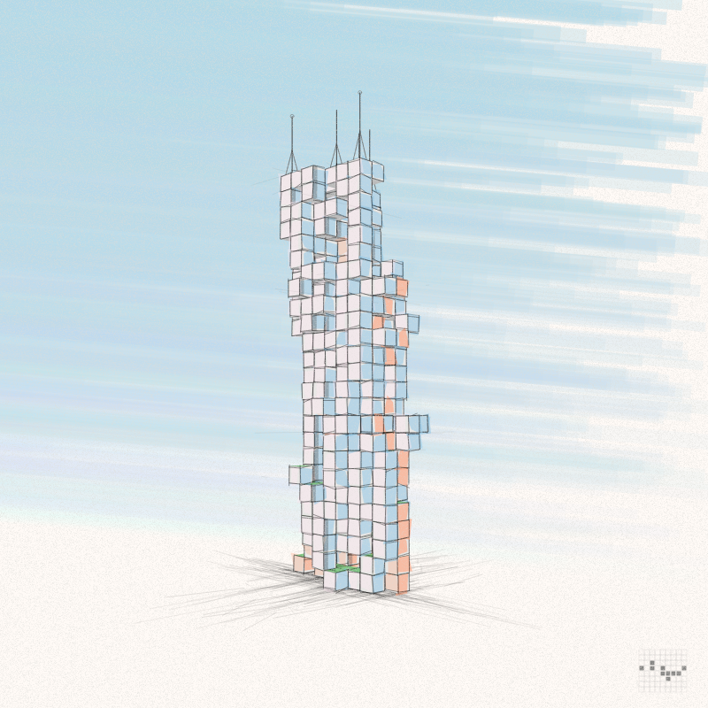 Cellular Skyscrapers #200