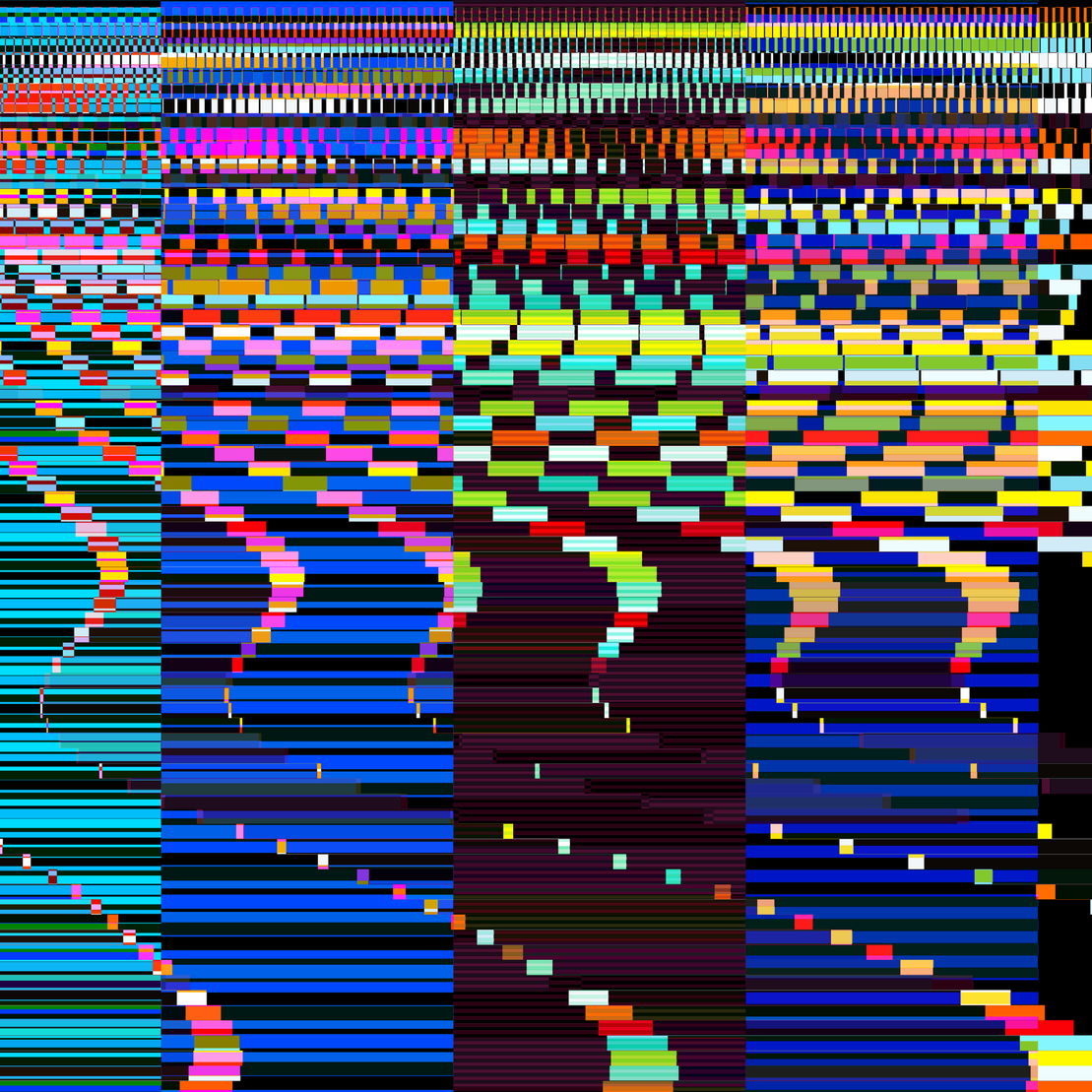 Glitchometry Stripes #8