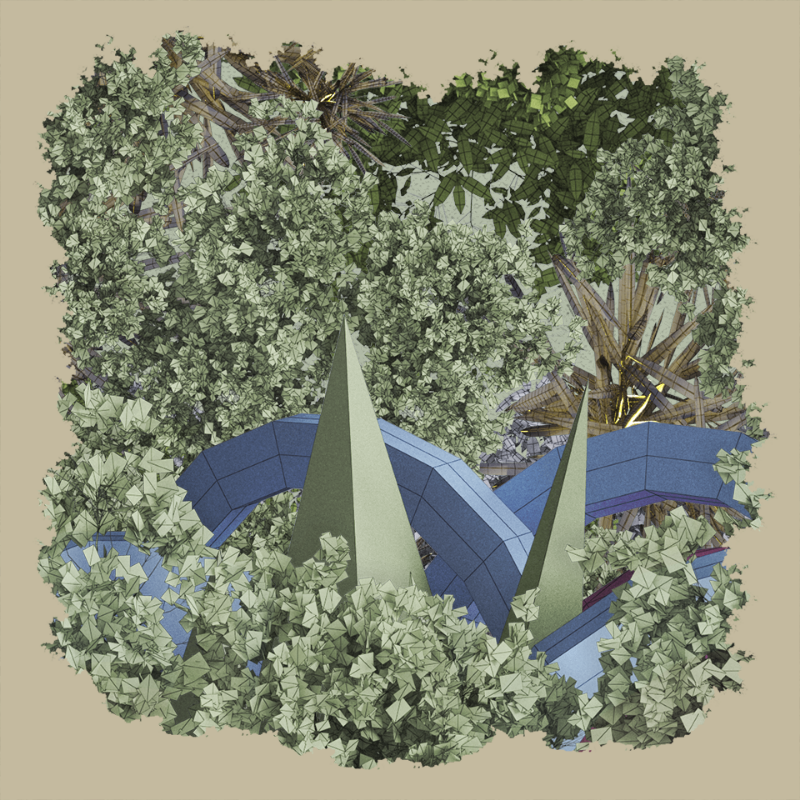 Geo-forest #3dart #10