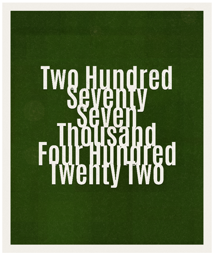 Count #277422