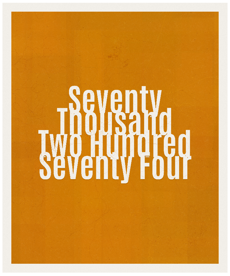 Count #70274