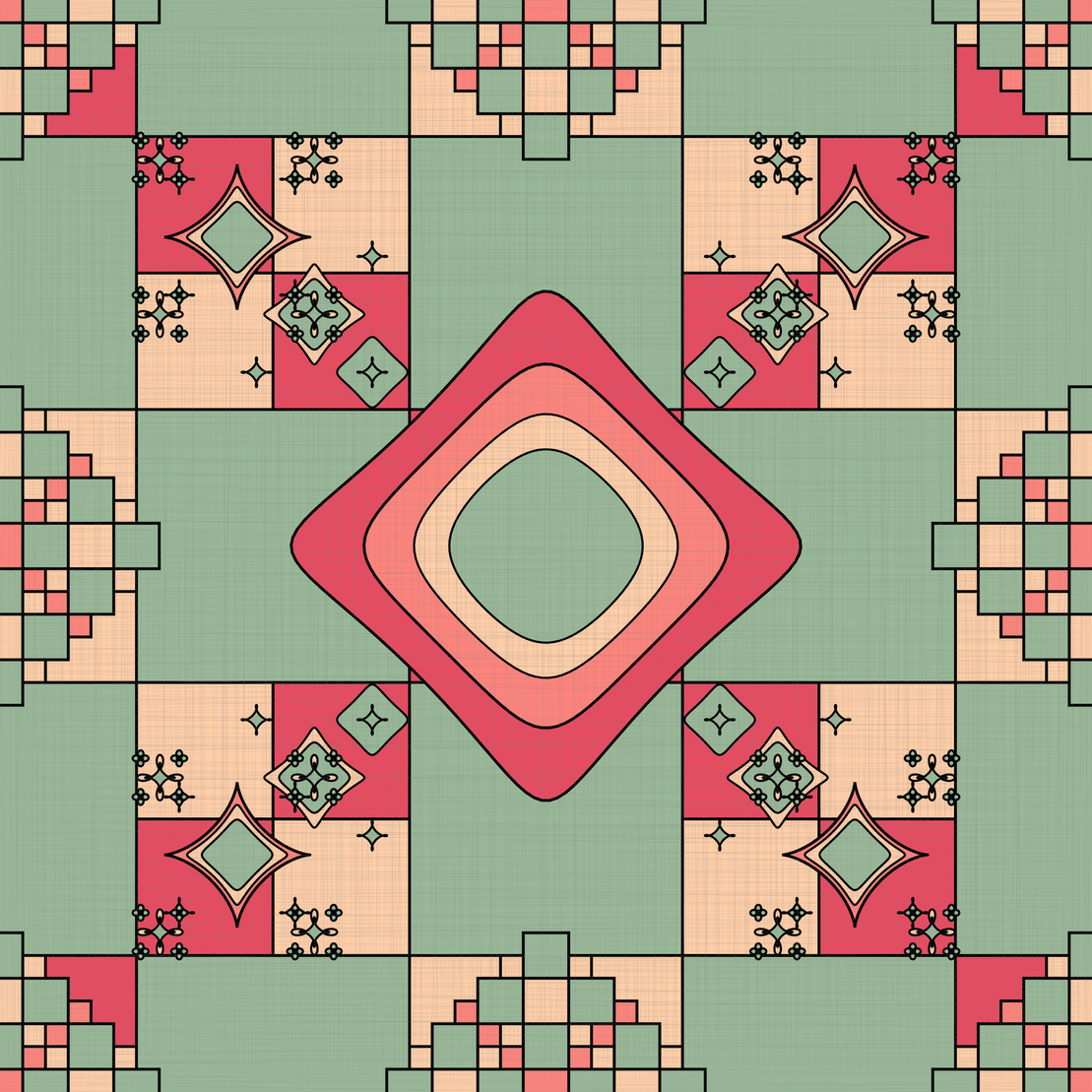 10 patterns 10 palettes #34