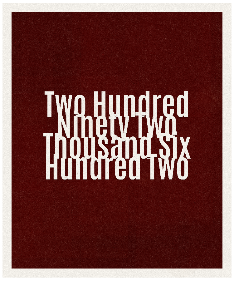Count #292602