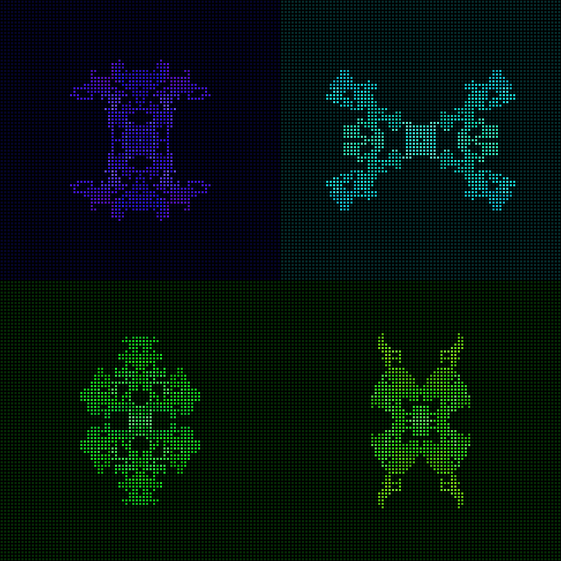 Dither Creatures 2x2 #29