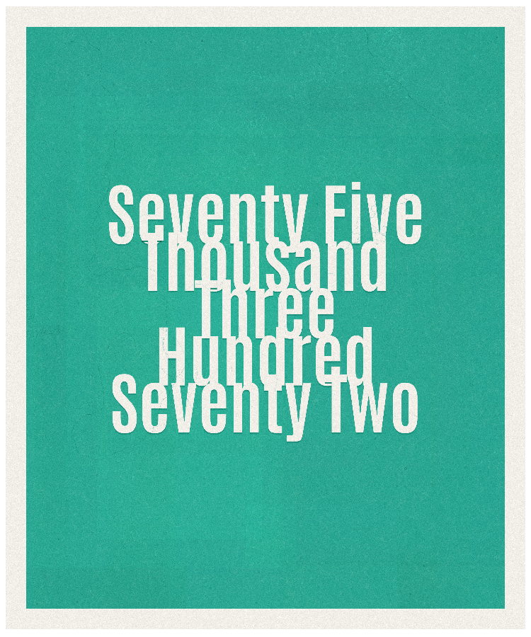 Count #75372