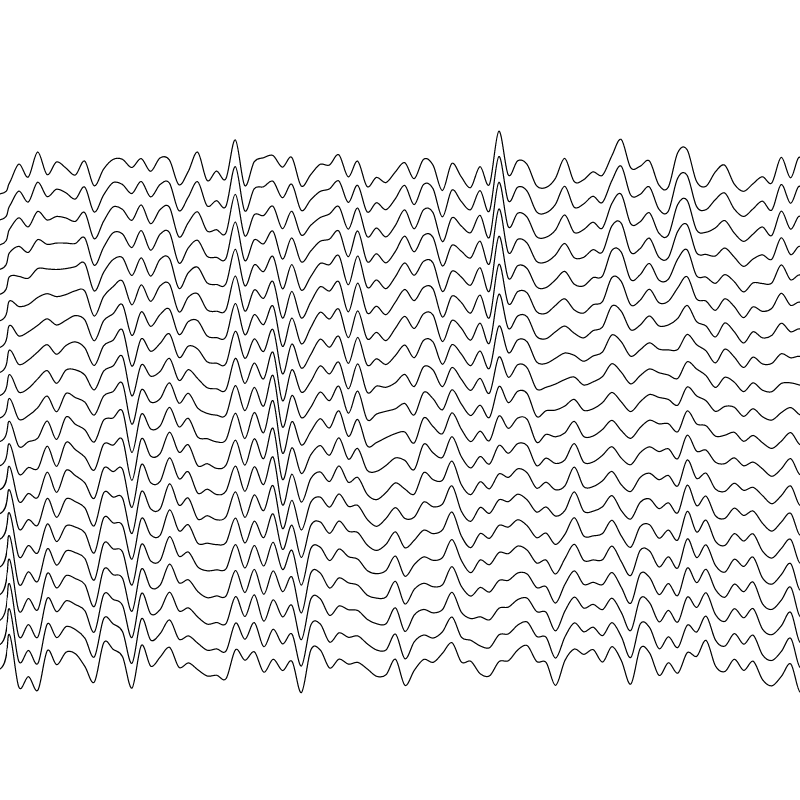 Mountains Waves and Valleys #12