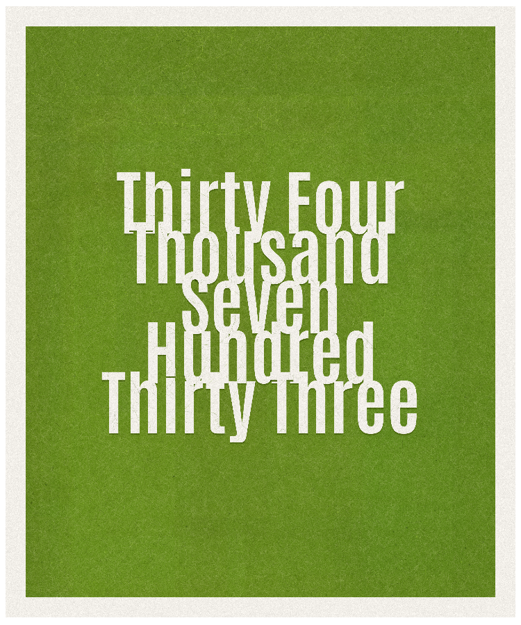 Count #34733