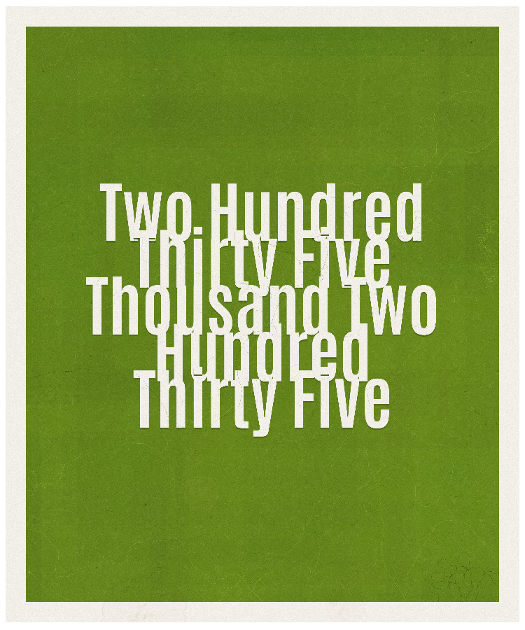 Count #235235