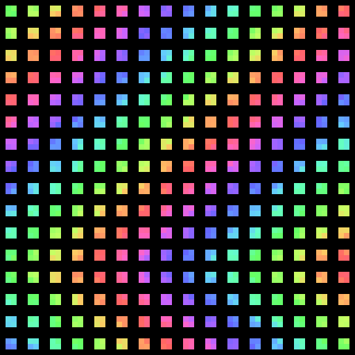 Animated RGB Squares #3