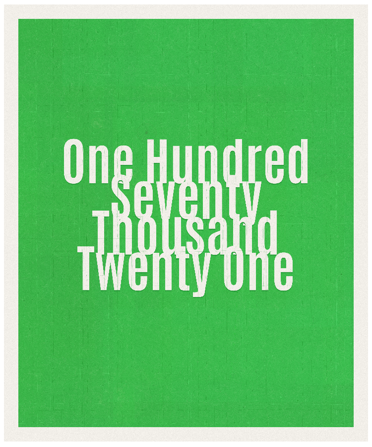 Count #170021