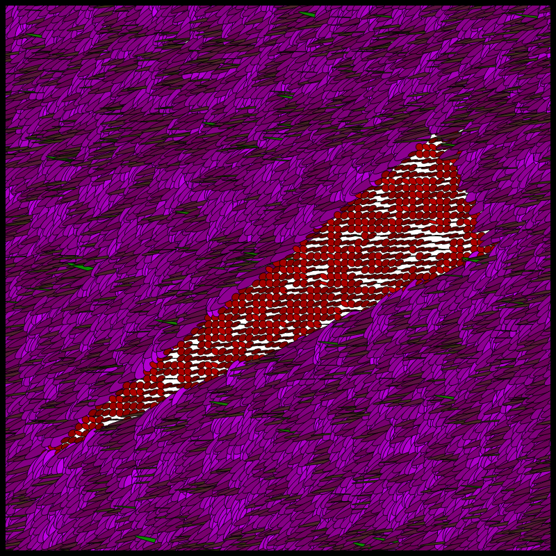 Flow Field Circles Triangle #88