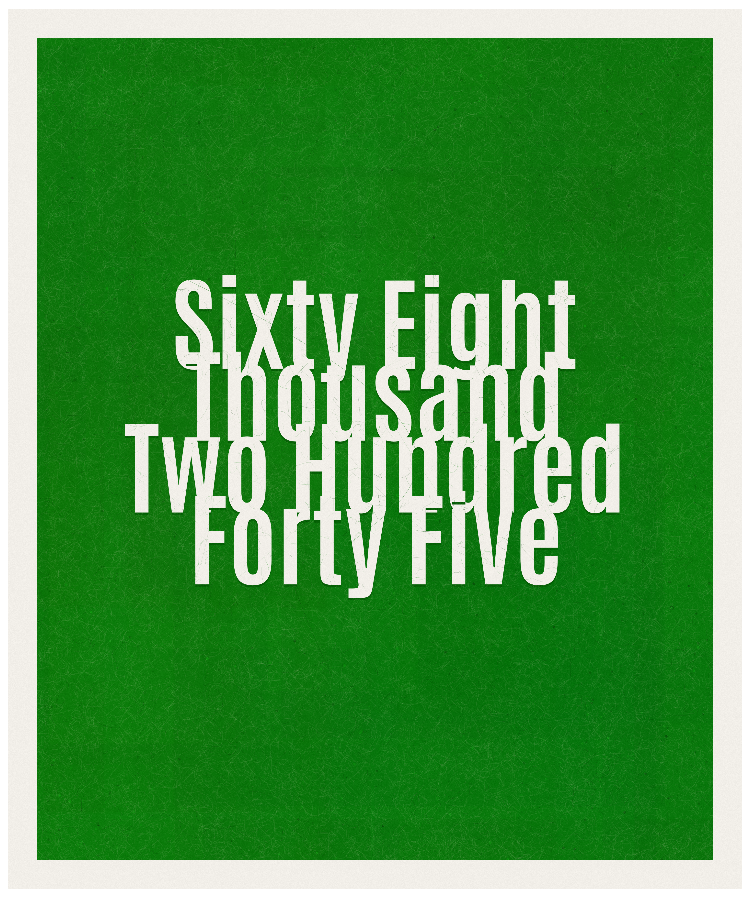Count #68245