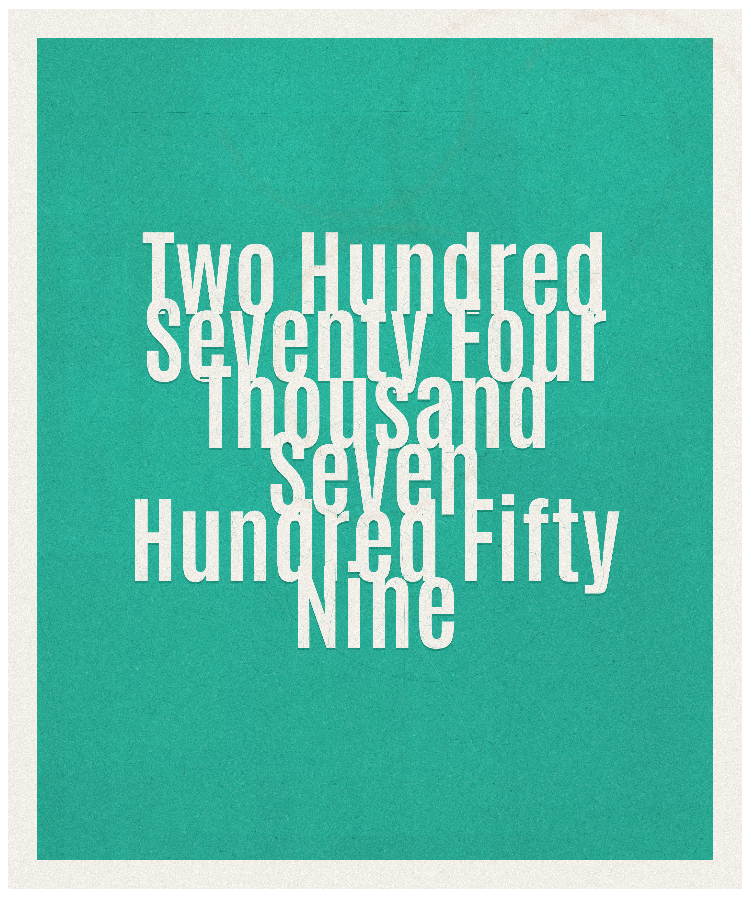Count #274759
