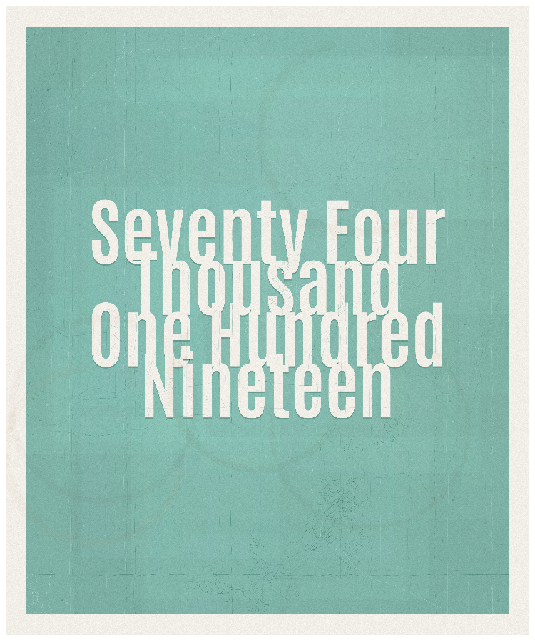 Count #74119