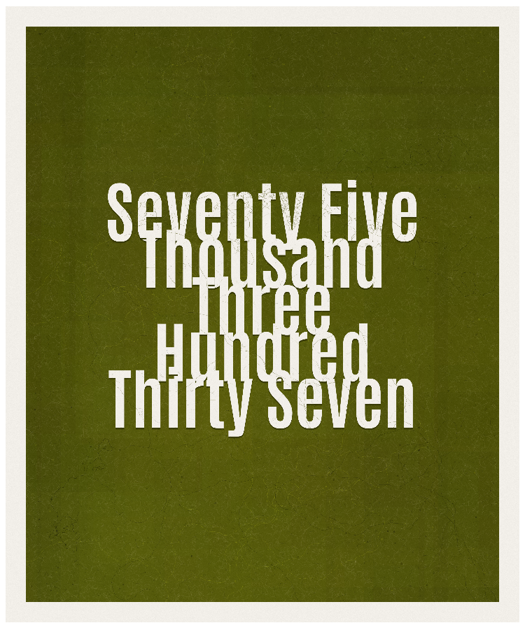 Count #75337