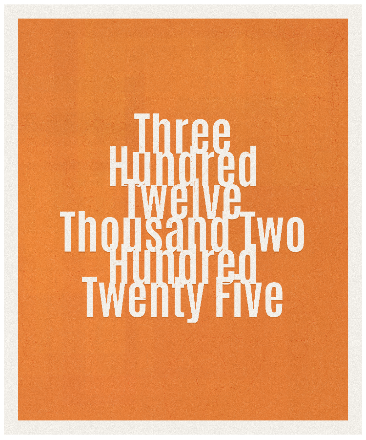 Count #312225