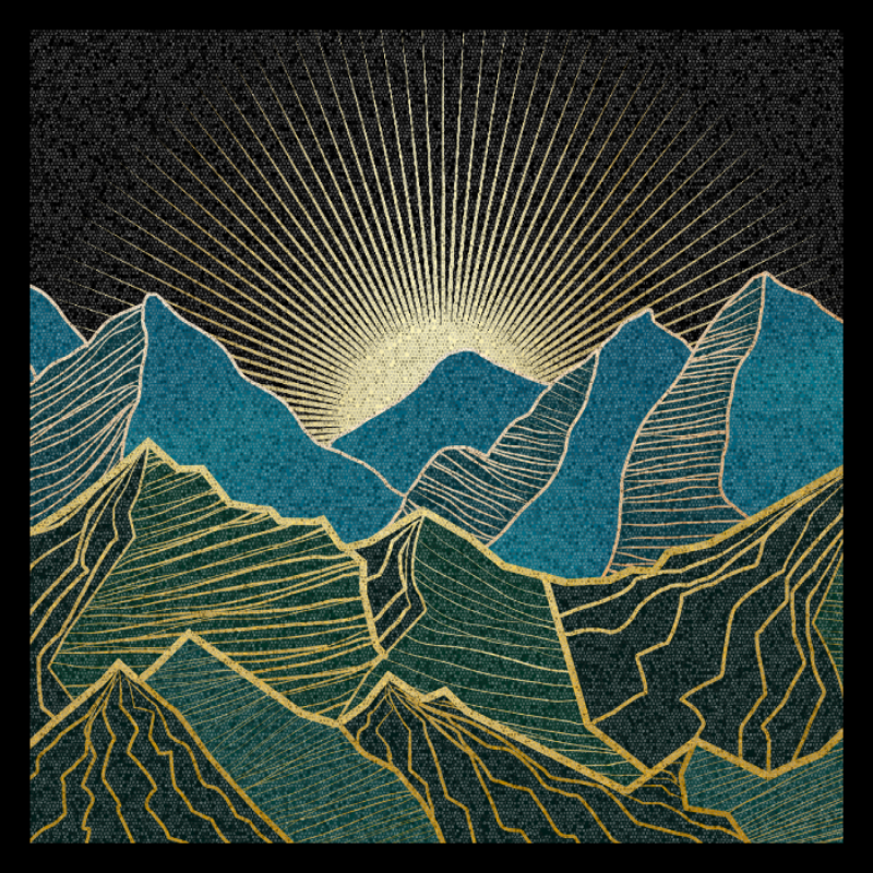 Golden Mountains #12