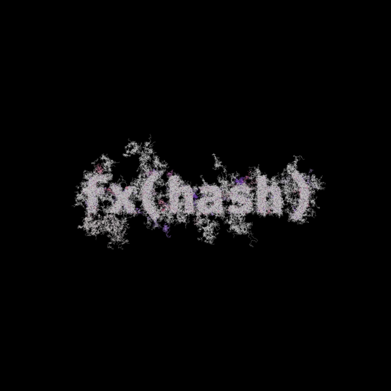 FXHASH Generative Logo #600