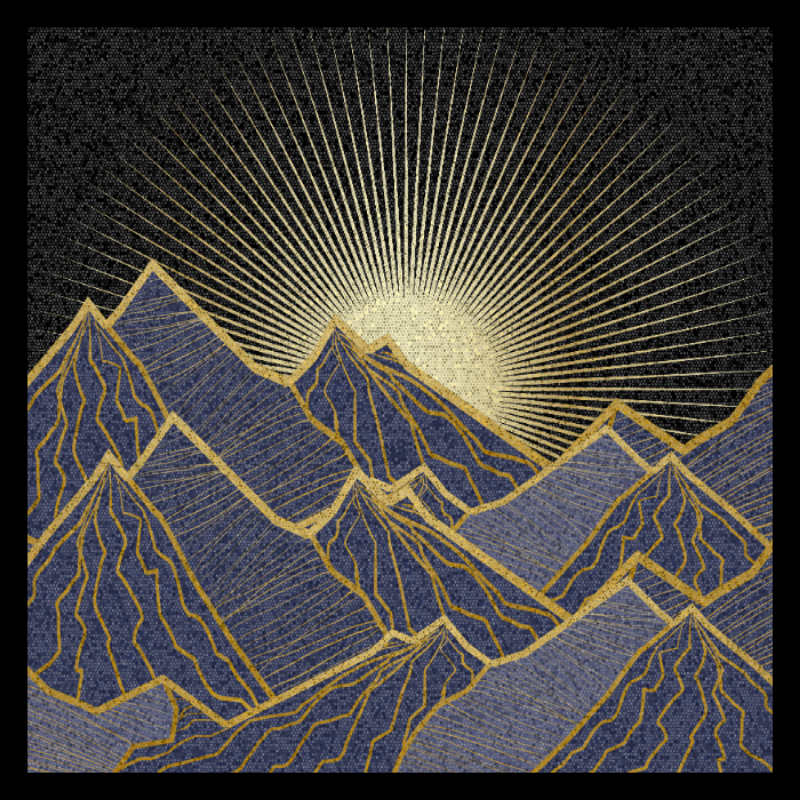 Golden Mountains #13